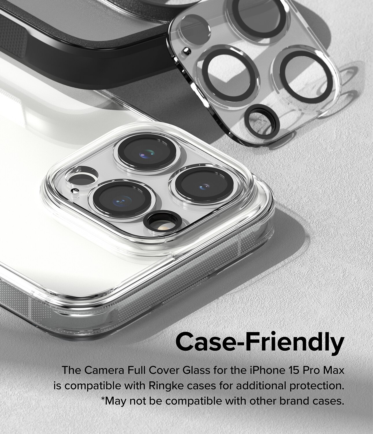 Camera Protector Glass iPhone 15 Pro Max (2-pack)