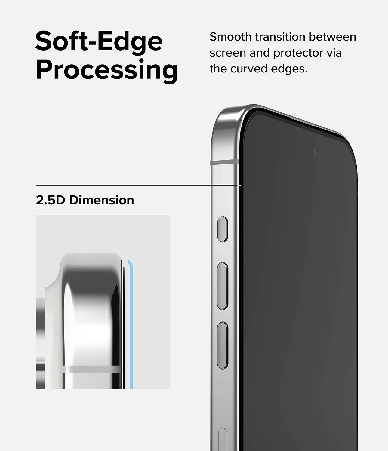 Ringke Easy Slide Glass (2-pack) iPhone 15 Pro Max