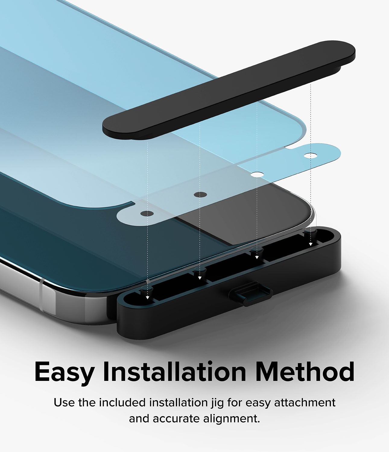 Ringke Easy Slide Glass (2-pack) iPhone 15 Pro Max