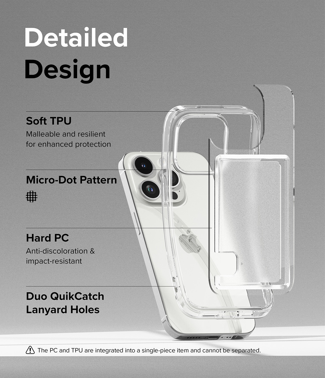Fusion Card Case iPhone 15 Pro Max Clear