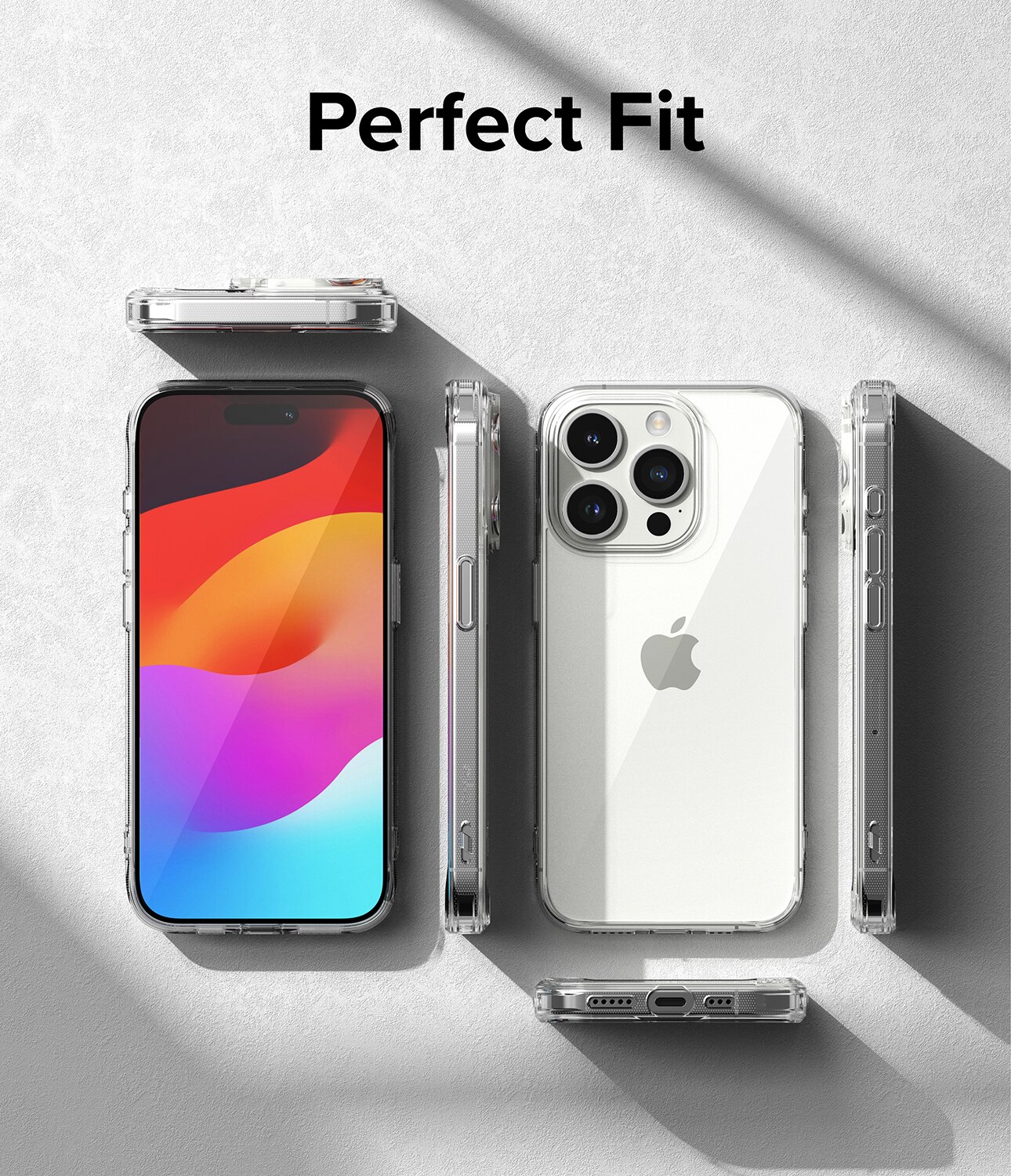 Fusion Case iPhone 15 Pro Max Gjennomsiktig