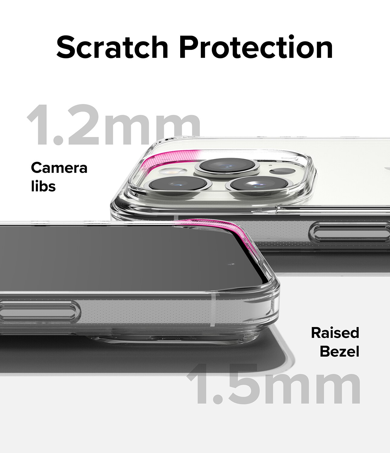 Fusion Case iPhone 15 Pro Max Gjennomsiktig
