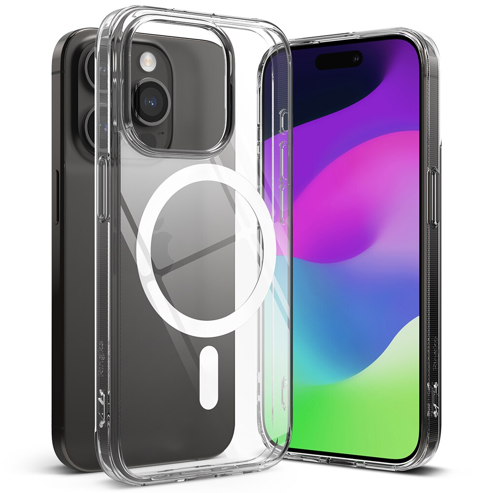 Fusion Magnetic Case iPhone 15 Pro Gjennomsiktig