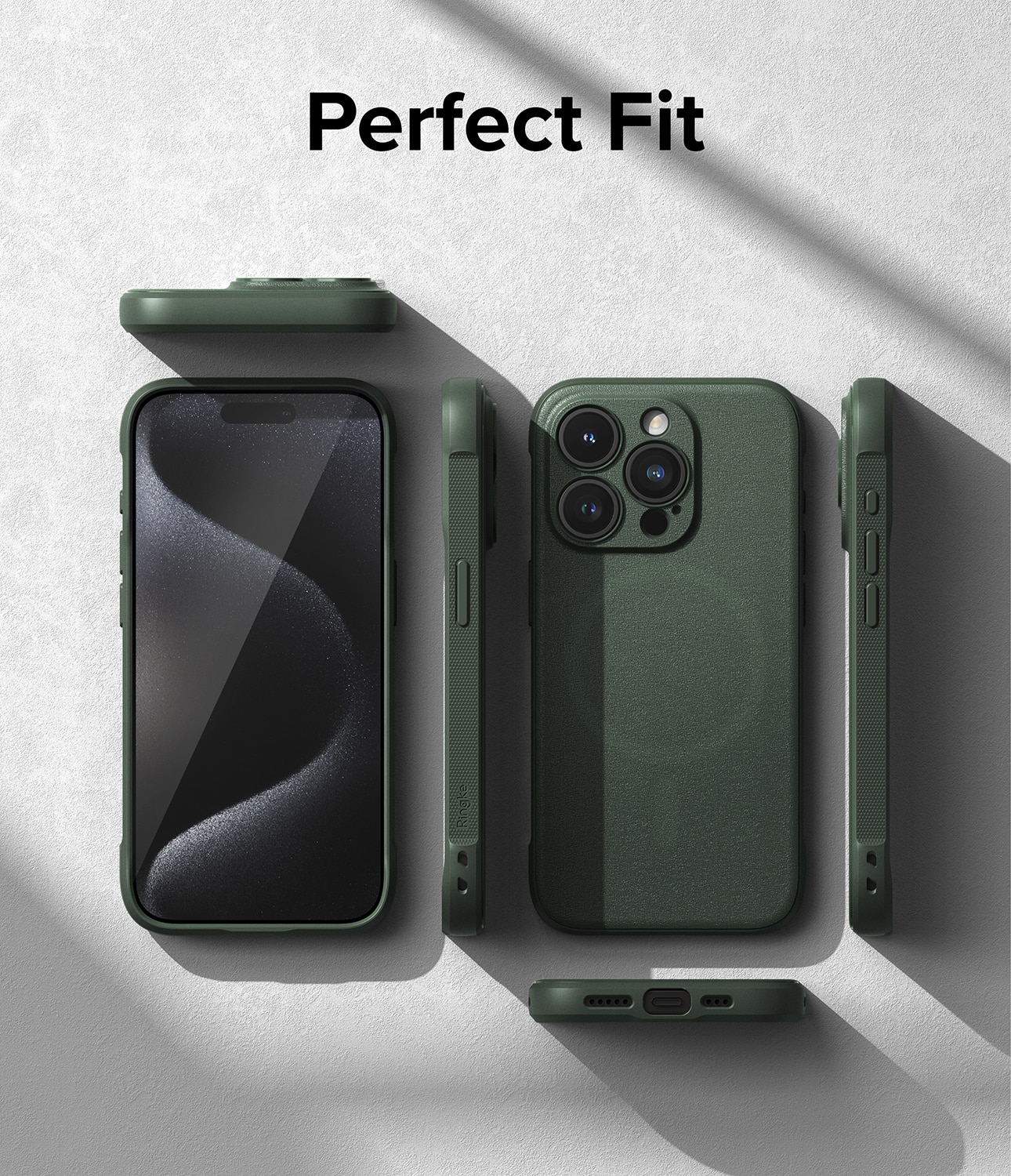 Onyx Magnetic Case iPhone 15 Pro Dark Green