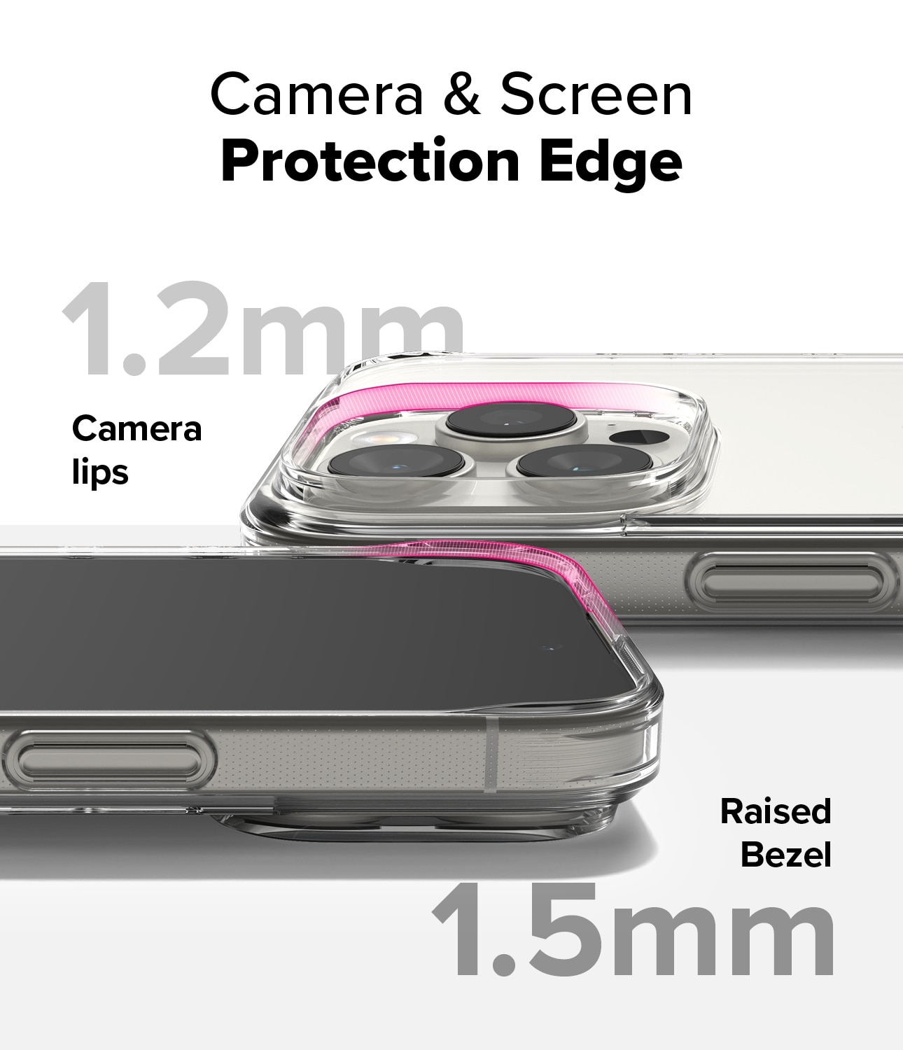 Fusion Case iPhone 16 Pro Max Gjennomsiktig