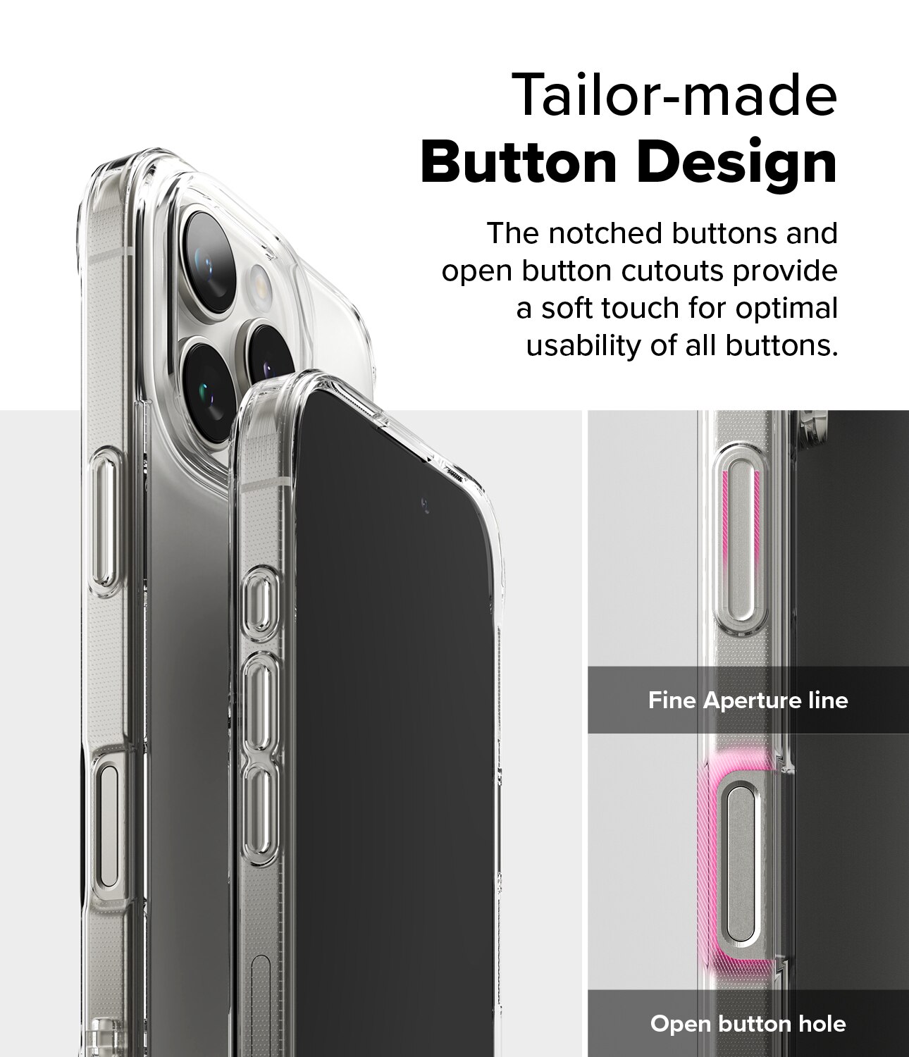 Fusion Case iPhone 16 Pro Max Gjennomsiktig