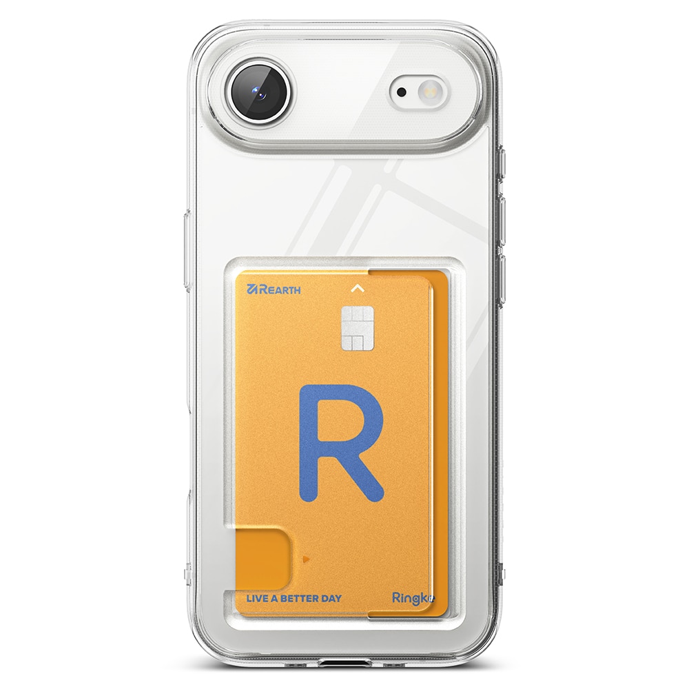 Fusion Card Case iPhone 17 Air Gjennomsiktig