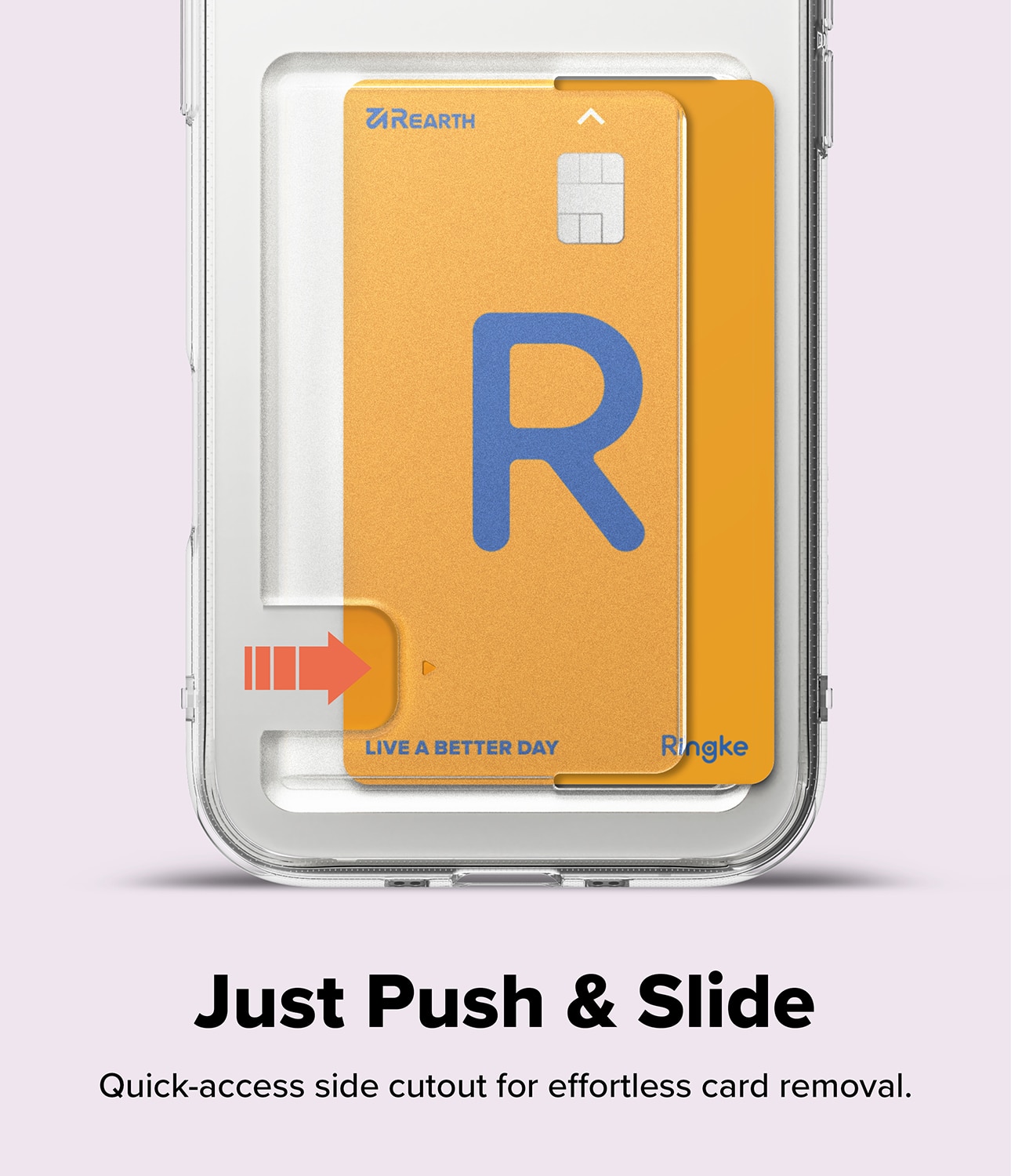 Fusion Card Case iPhone 17 Air Gjennomsiktig