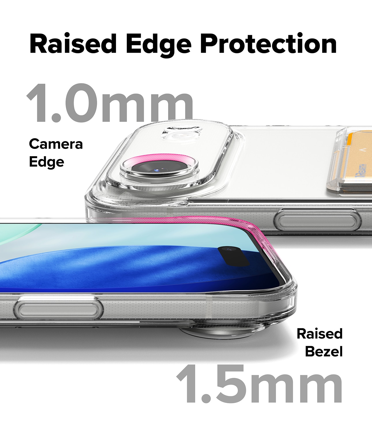 Fusion Card Case iPhone 17 Air Gjennomsiktig
