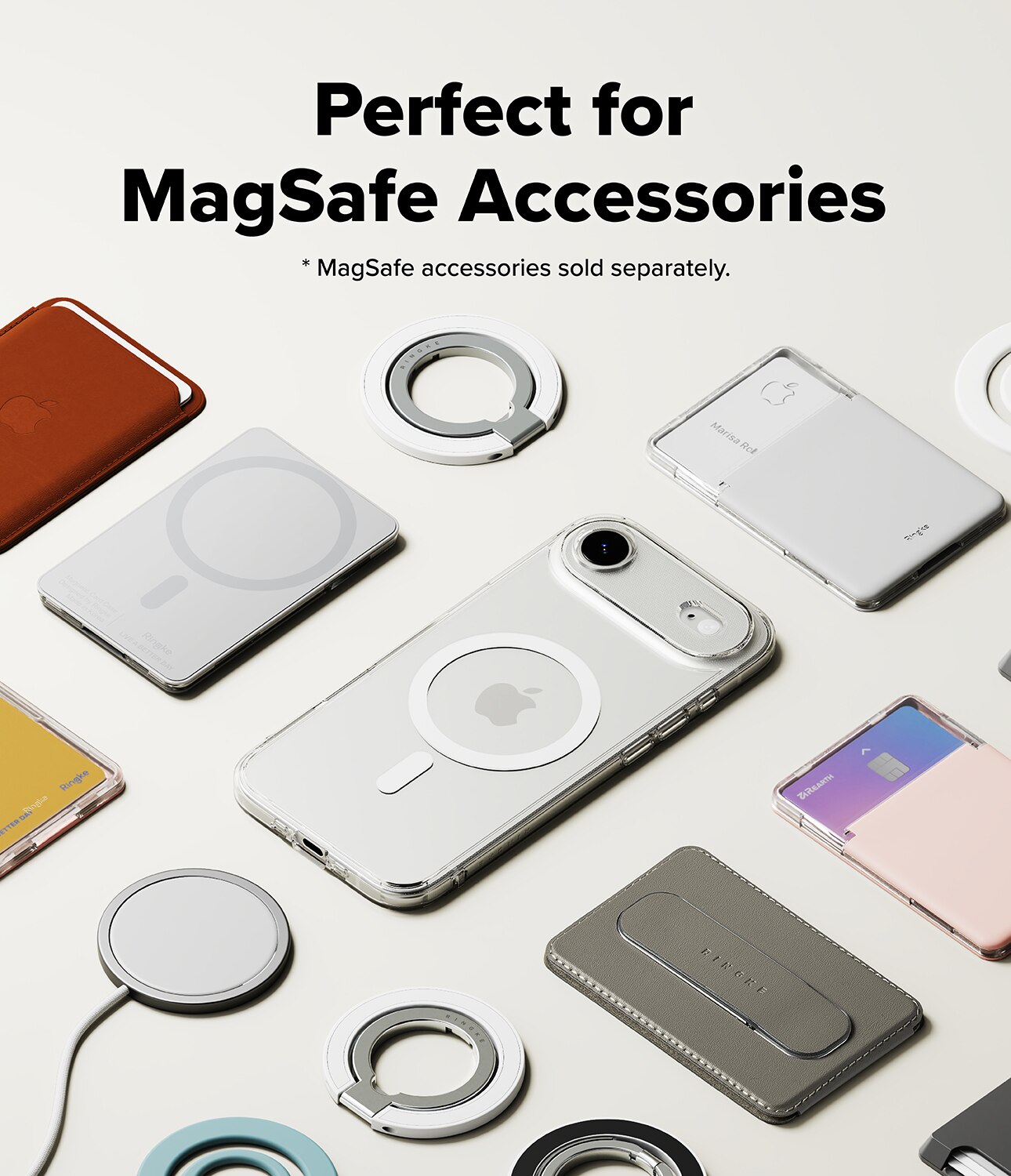 Fusion Magnetic Case iPhone 17 Air Gjennomsiktig