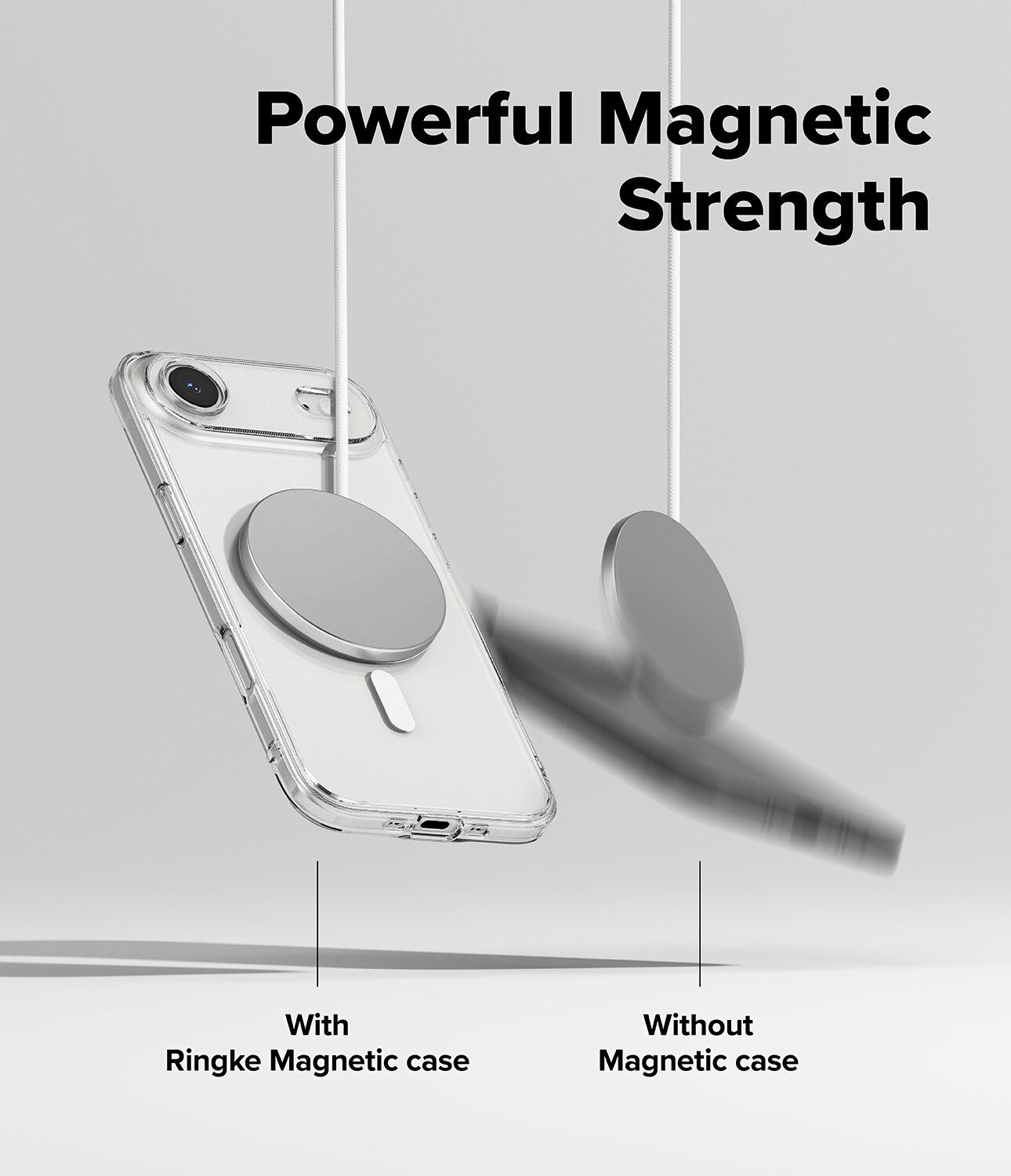 Fusion Magnetic Case iPhone 17 Air Gjennomsiktig