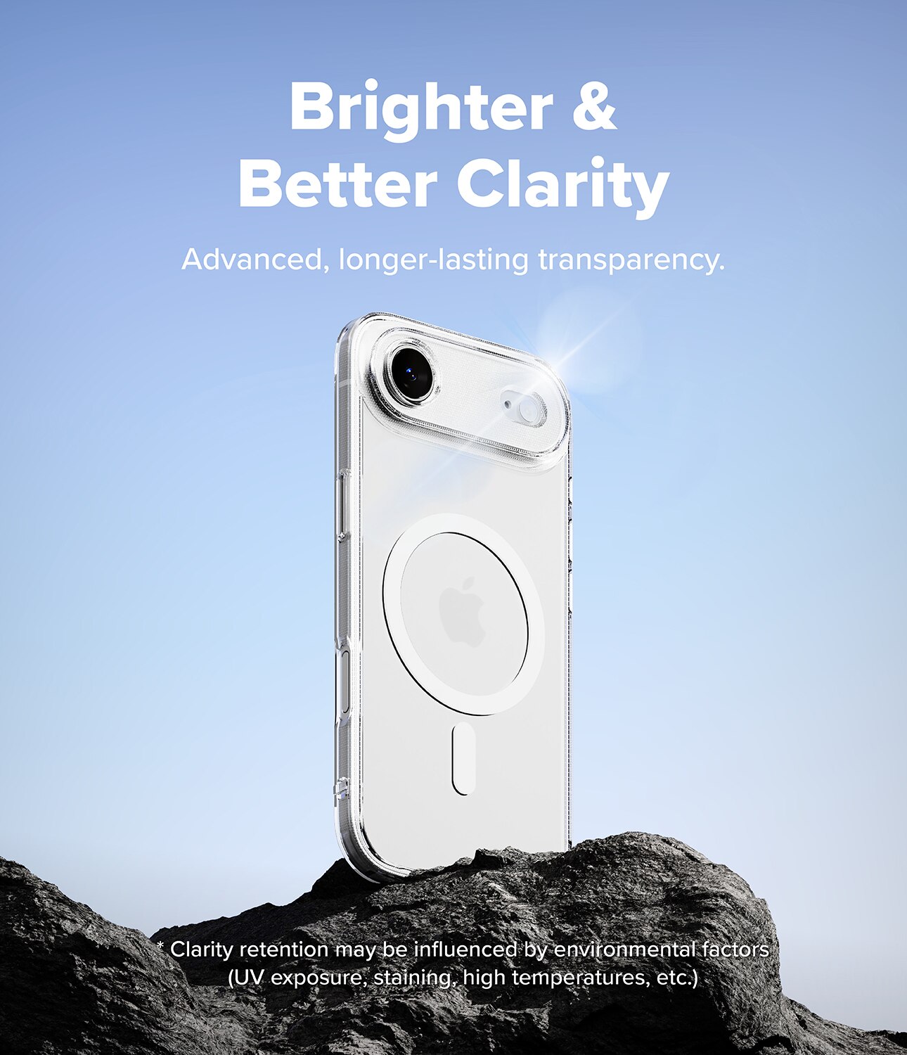 Fusion Magnetic Case iPhone 17 Air Gjennomsiktig