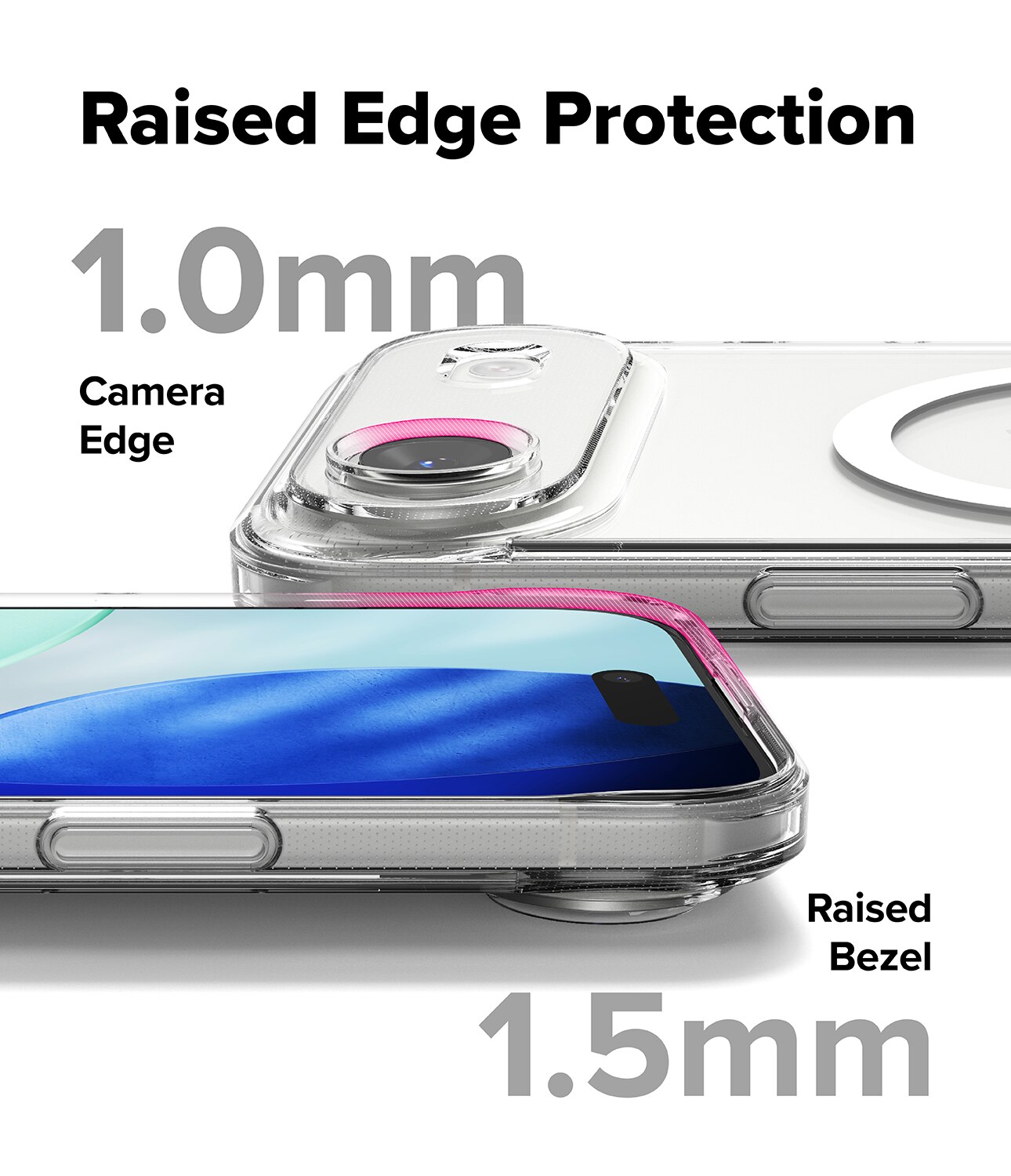 Fusion Magnetic Case iPhone 17 Air Gjennomsiktig