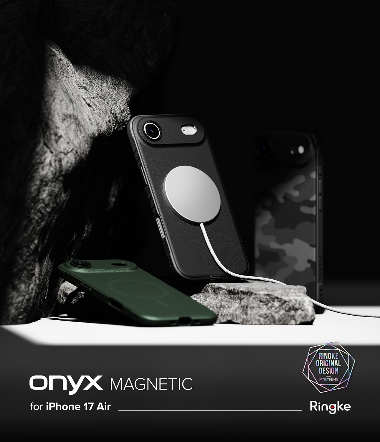 Onyx Magnetic Case iPhone Air Dark Green
