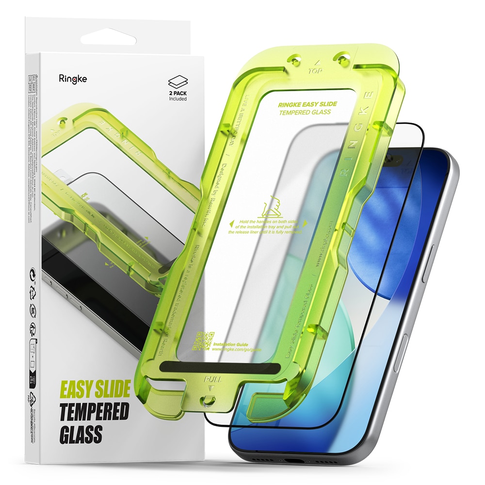 Easy Slide Glass (2-pack) iPhone 17 Pro Max