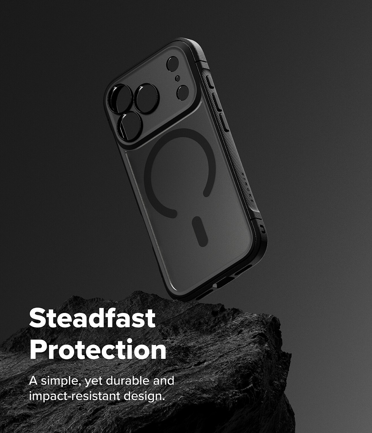 Fusion Bold Magnetic MagSafe Case iPhone 17 Pro Matte Black