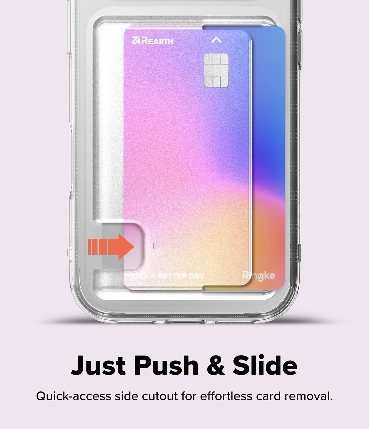 Fusion Card Case iPhone 17 Pro Max Gjennomsiktig