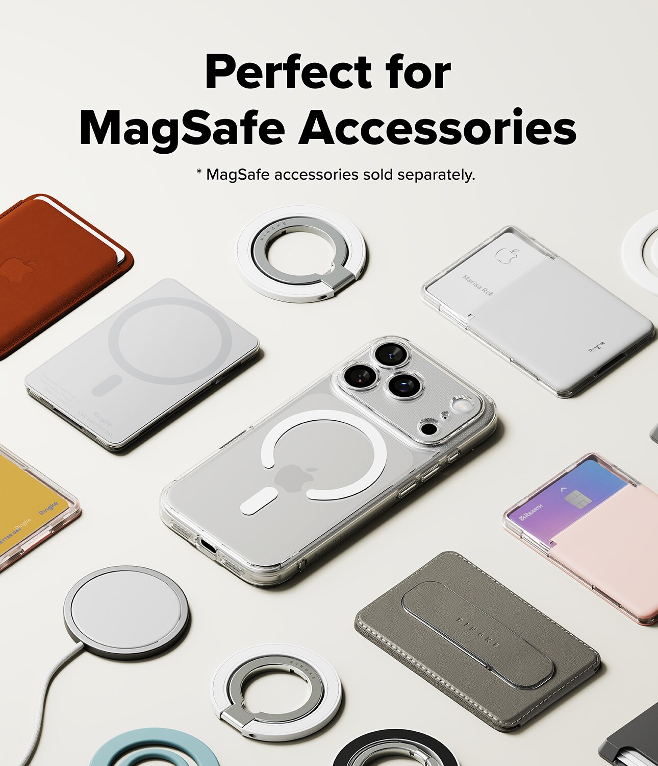 Fusion Magnetic Case iPhone 17 Pro Max Gjennomsiktig