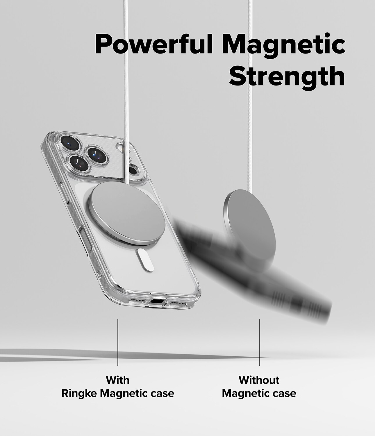 Fusion Magnetic Case iPhone 17 Pro Max Gjennomsiktig