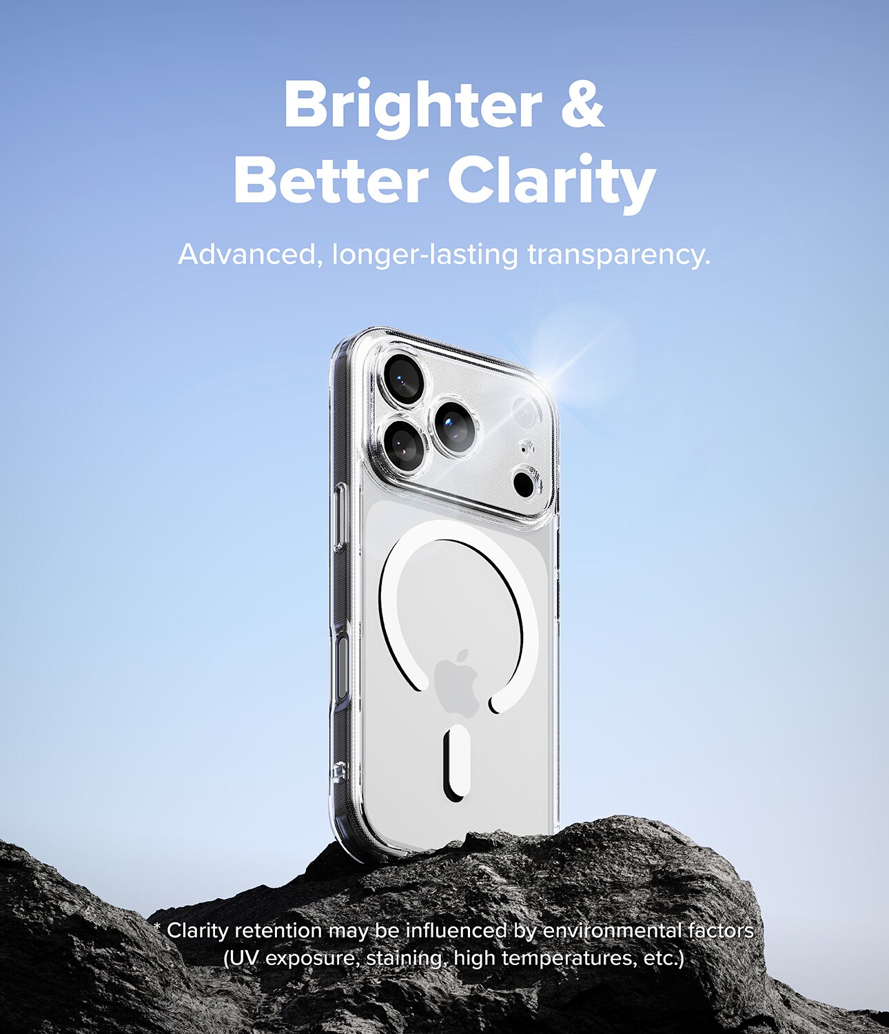Fusion Magnetic Case iPhone 17 Pro Max Gjennomsiktig