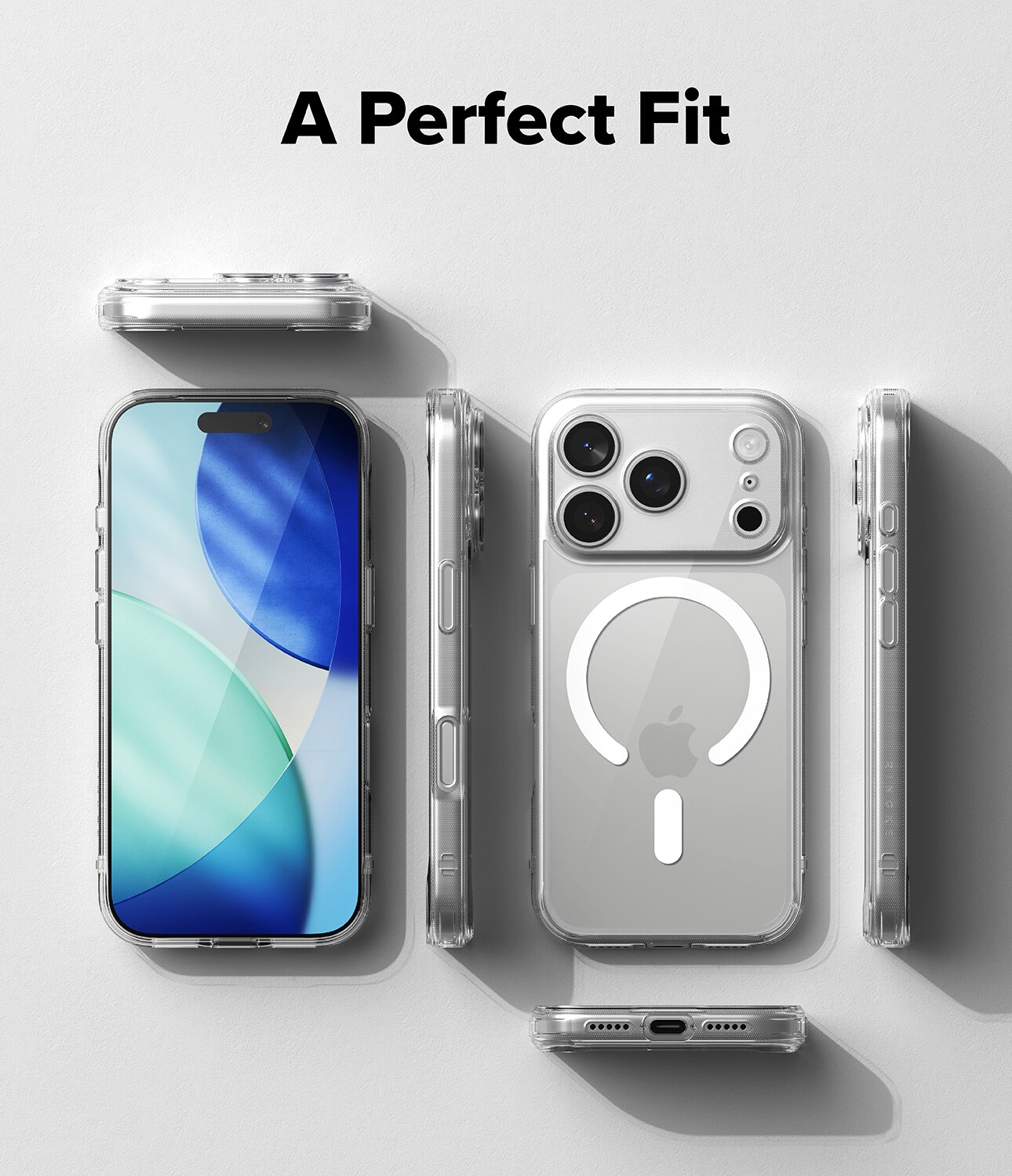 Fusion Magnetic Case iPhone 17 Pro Max Gjennomsiktig