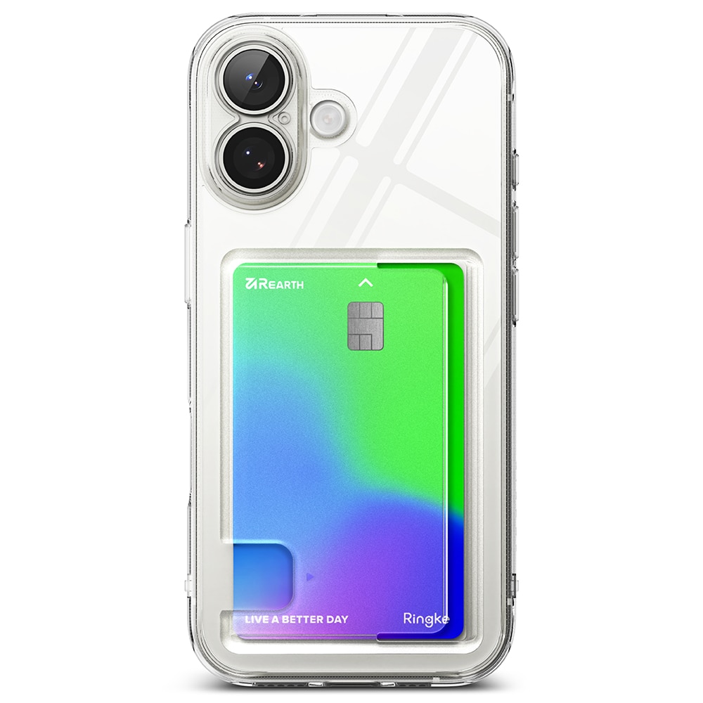 Fusion Card Case iPhone 17 Gjennomsiktig