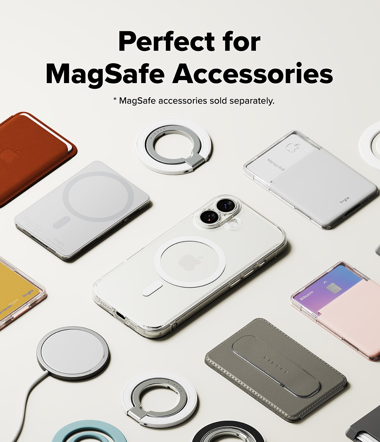 Fusion Magnetic Case iPhone 17 Gjennomsiktig