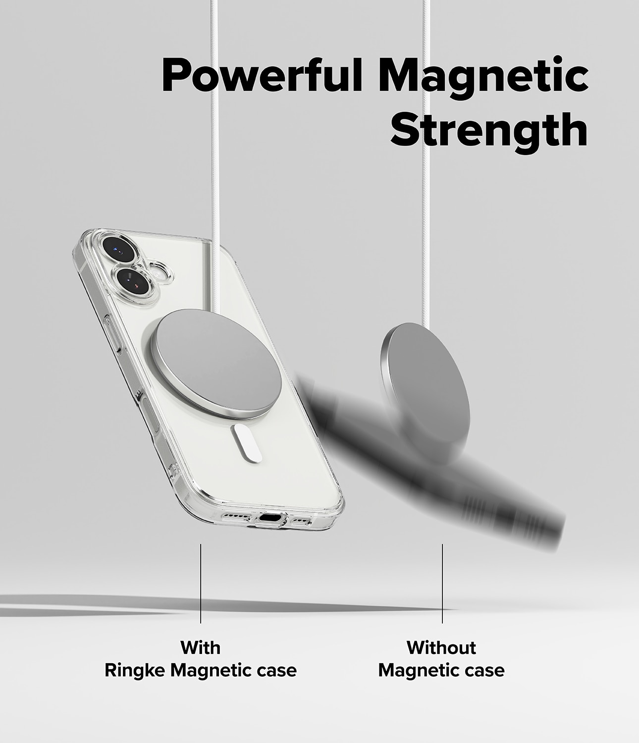 Fusion Magnetic Case iPhone 17 Gjennomsiktig