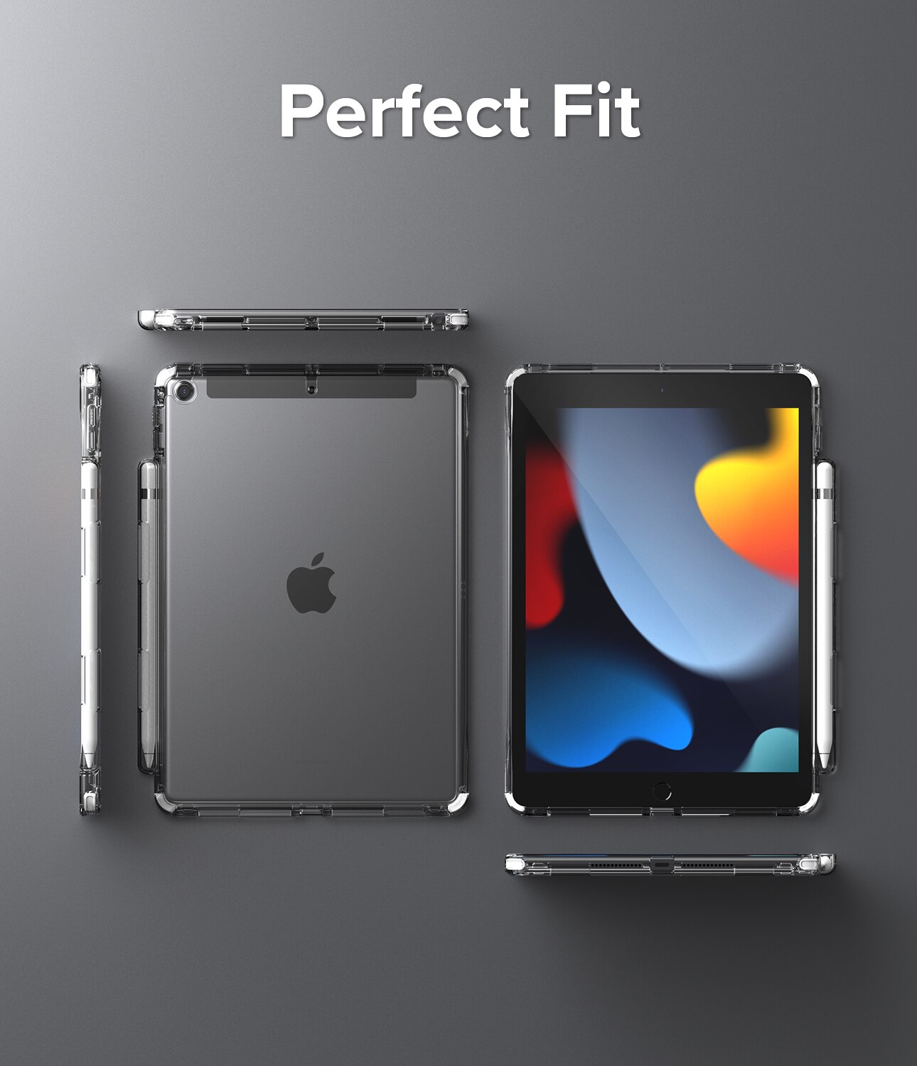 Fusion Plus Case iPad 10.2 7th Gen (2019) White/Lime Glow