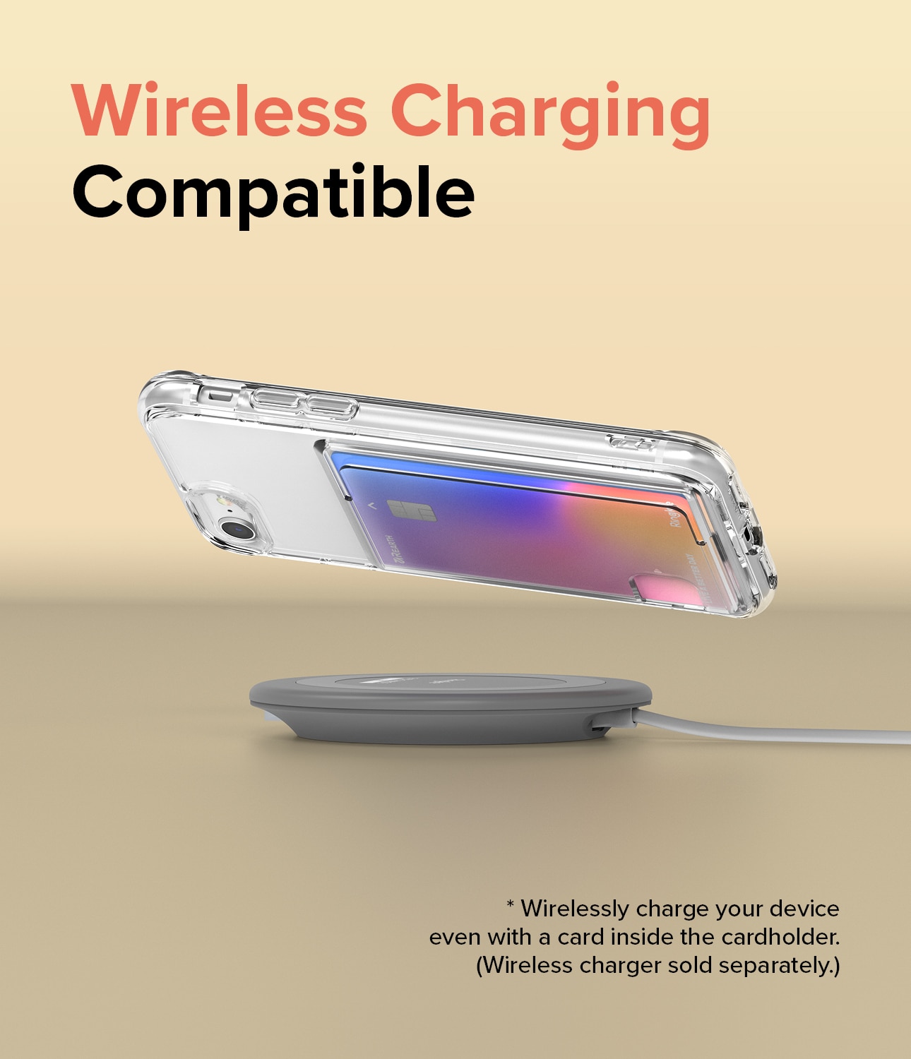 Fusion Card Case iPhone SE 2022 Clear