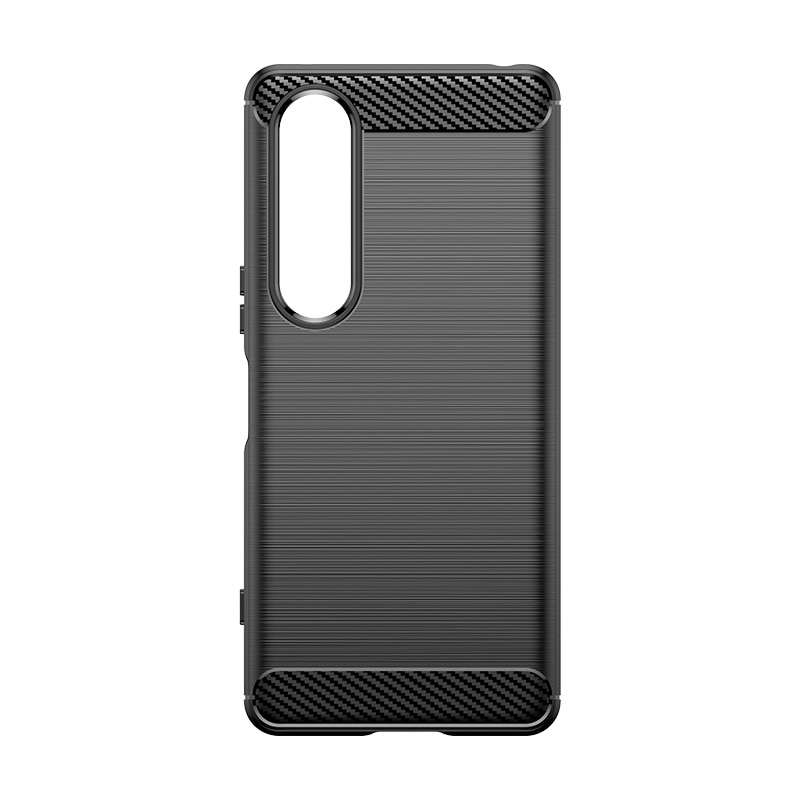 Sony Xperia 1 VI Deksel TPU Brushed Svart