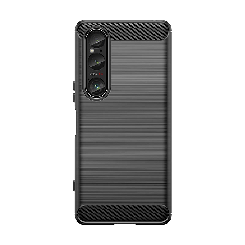 Sony Xperia 1 VI Deksel TPU Brushed Svart