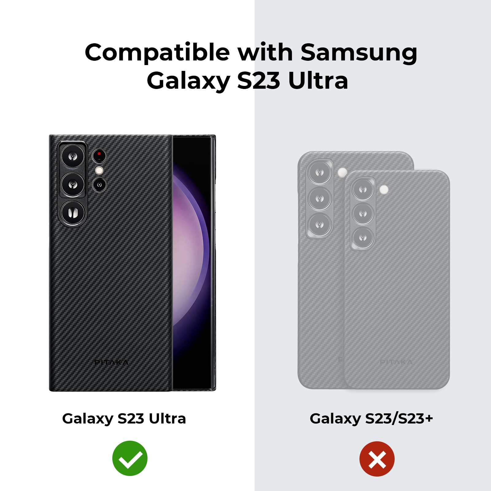 Samsung Galaxy S23 Ultra Deksel MagEZ Case 3 Black/Grey