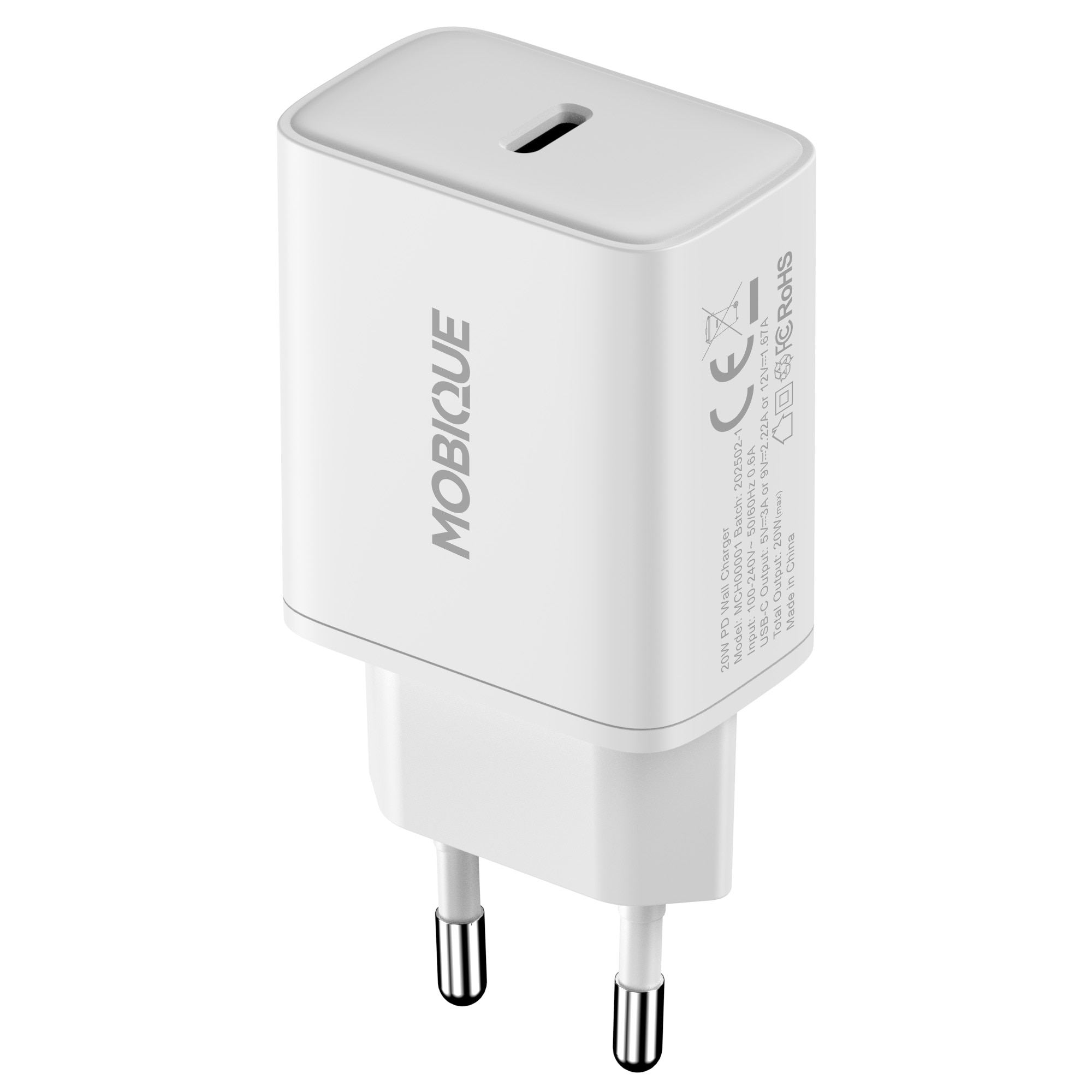 Komplett lader iPhone Air - 2m kabel og vegglader USB-C Hvit