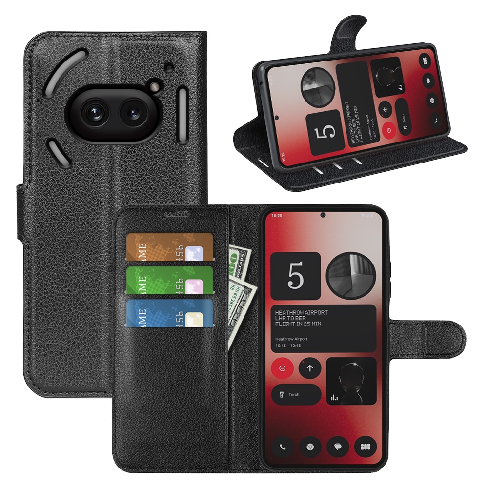 Mobilveske Nothing Phone 2a Svart