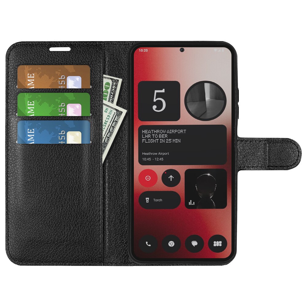 Mobilveske Nothing Phone 2a Svart
