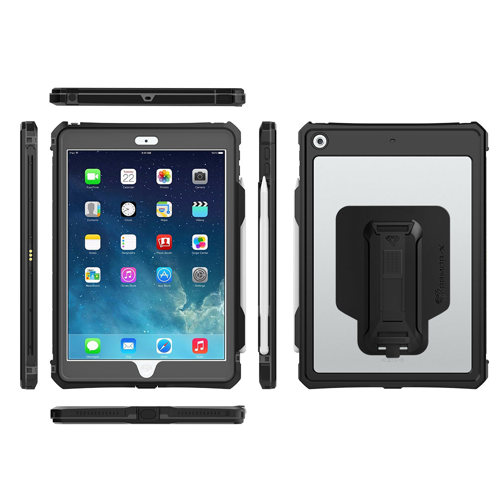 MX Waterproof Case iPad 10.2 7th Gen (2019) Clear/Black