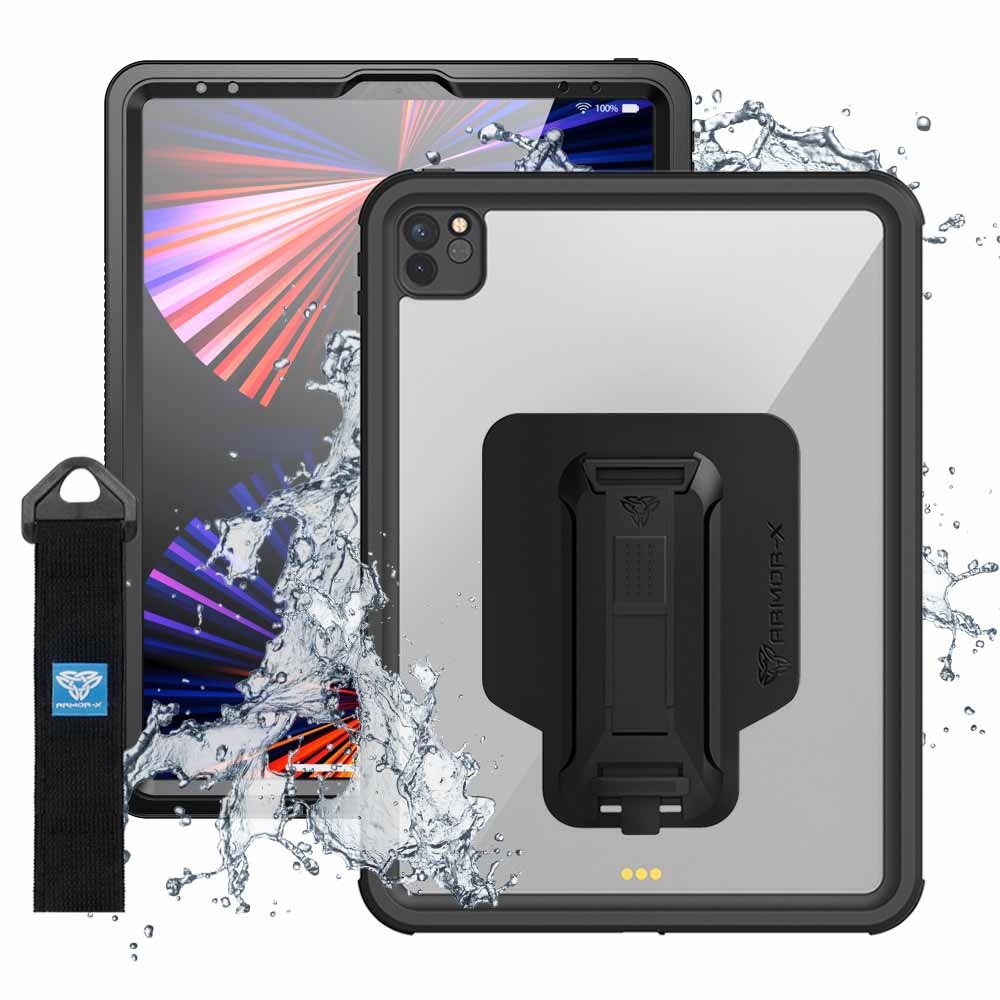 MX Waterproof Case iPad Pro 12.9 5th Gen (2021) Clear/Black