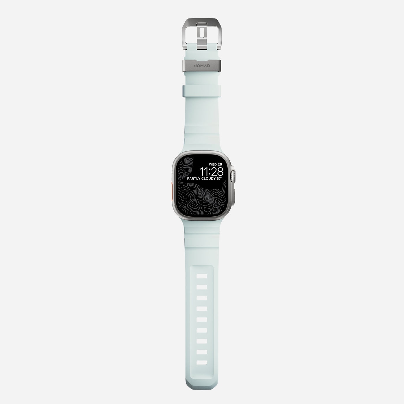 Apple Watch Series 1-3 42mm Rocky Point Band Icy Blue Glow (Natural Hardware) - Limited edition