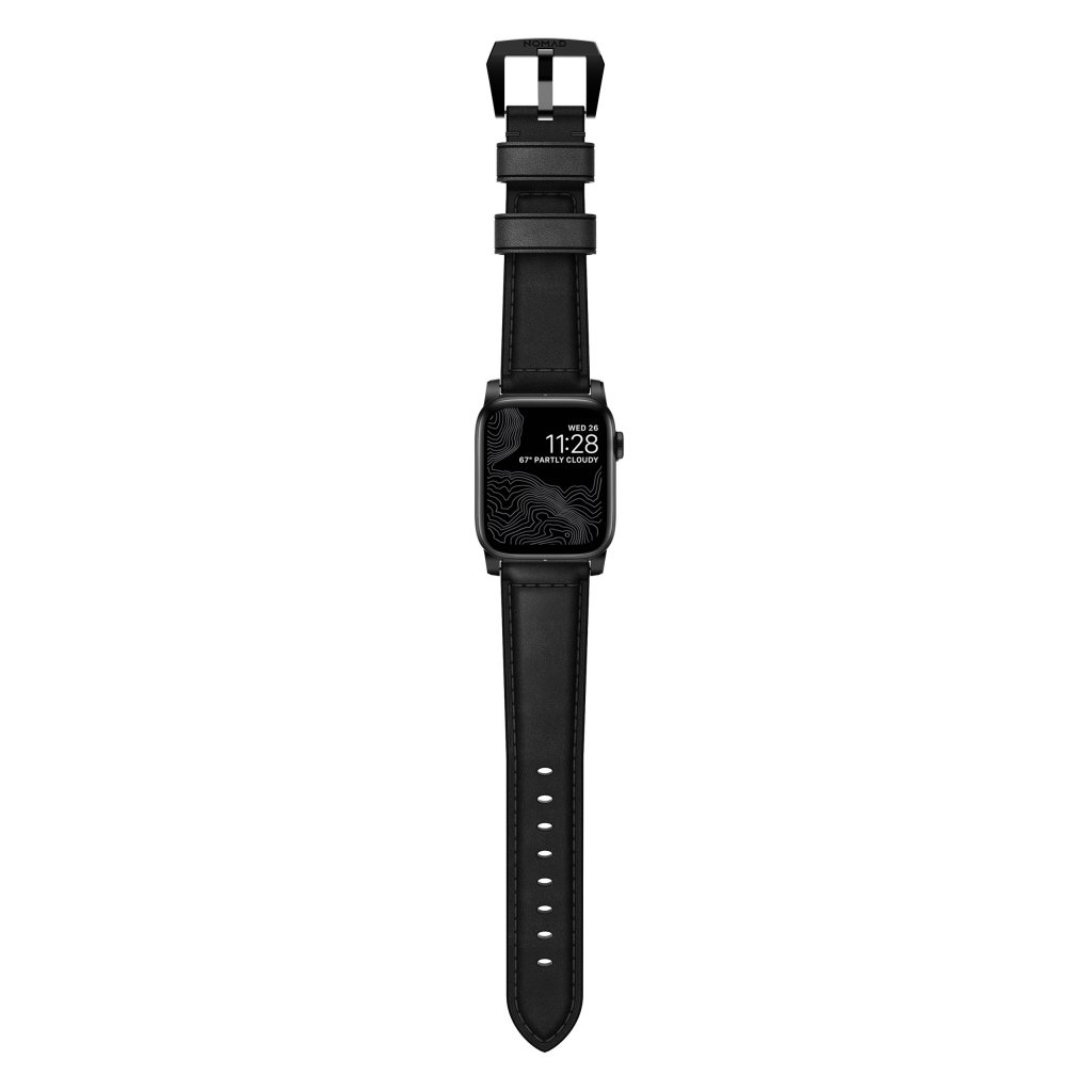 Traditional Band Apple Watch 45mm Series 8 RBlack (Black Hardware)