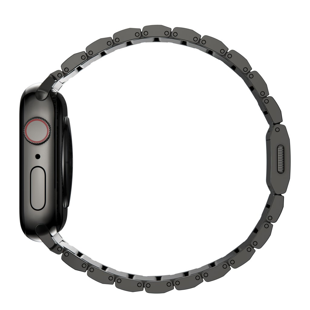 Steel Band Apple Watch SE 44mm Graphite