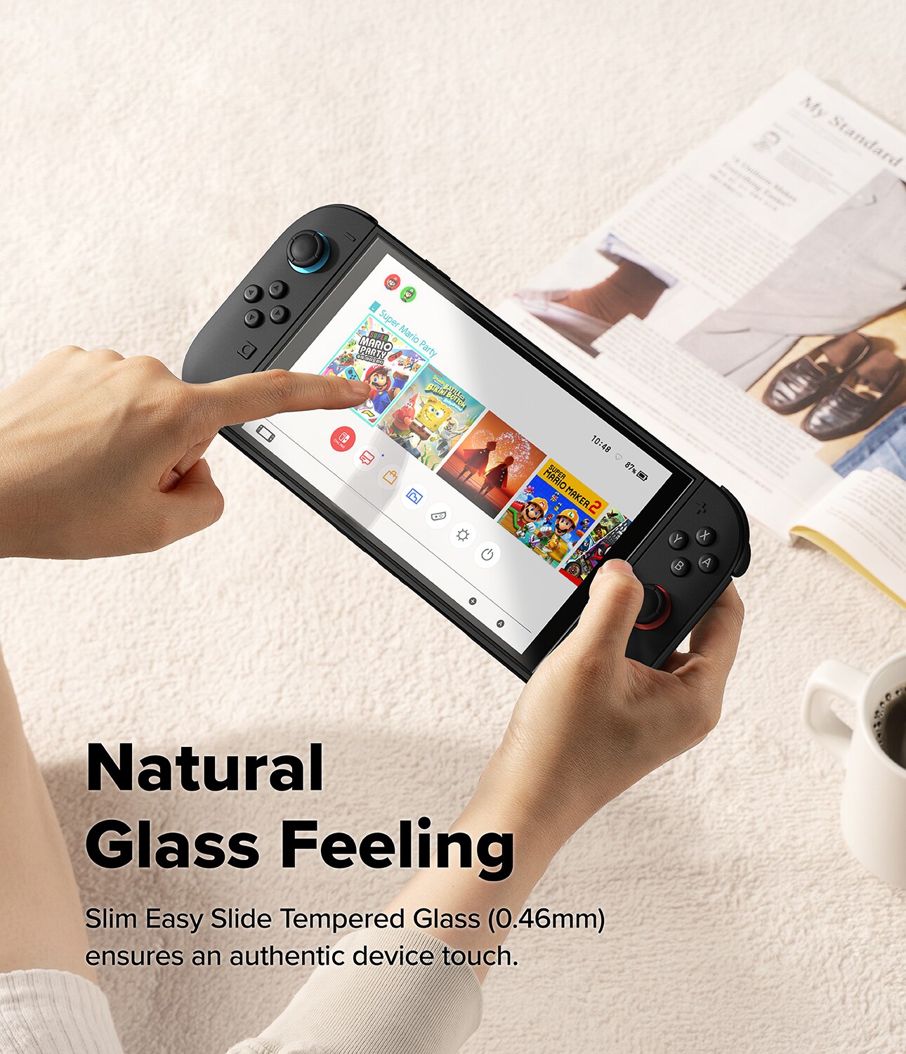 Easy Slide Glass (2-pack) Nintendo Switch 2