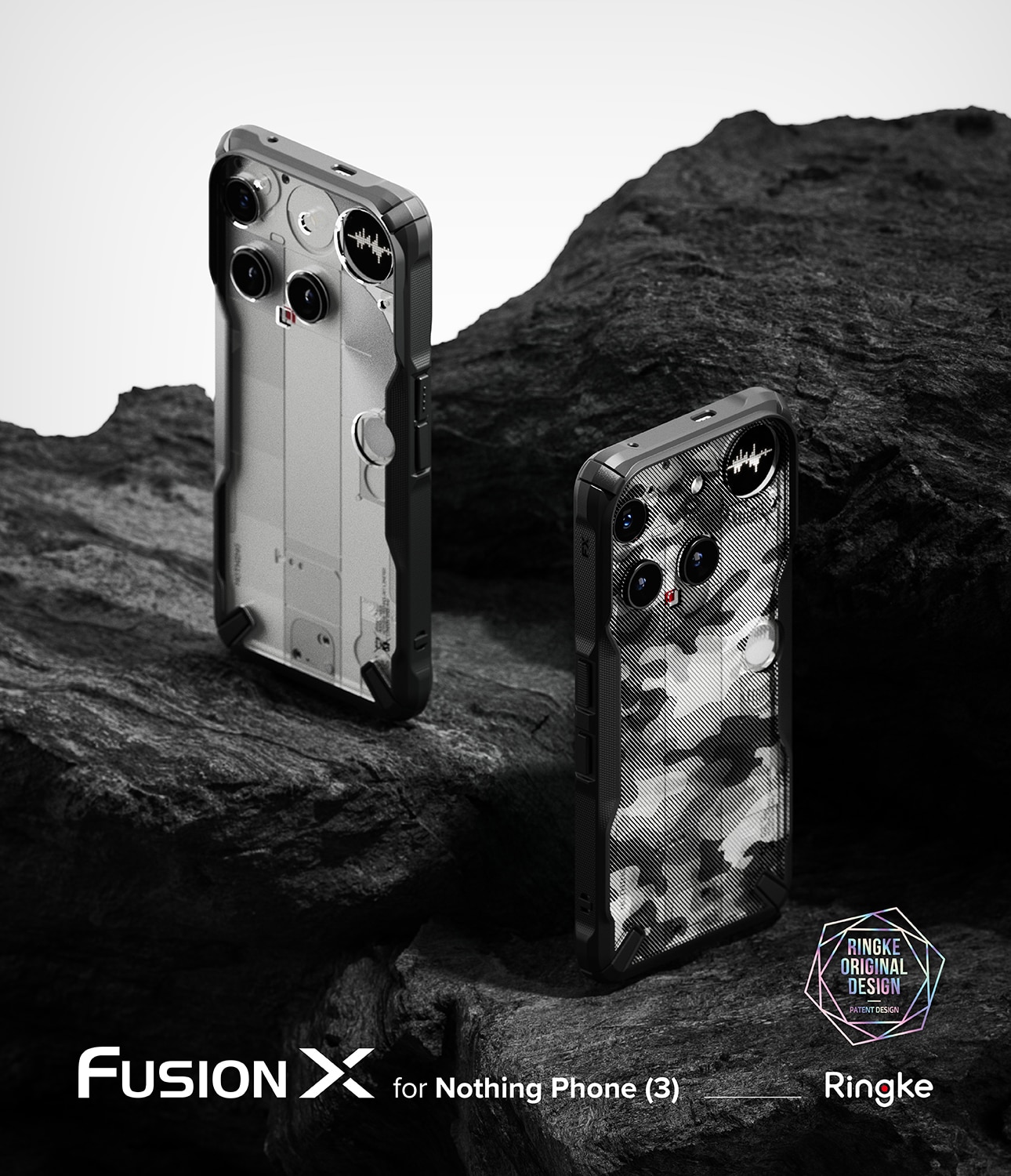 Fusion X Case Nothing Phone 3 Svart