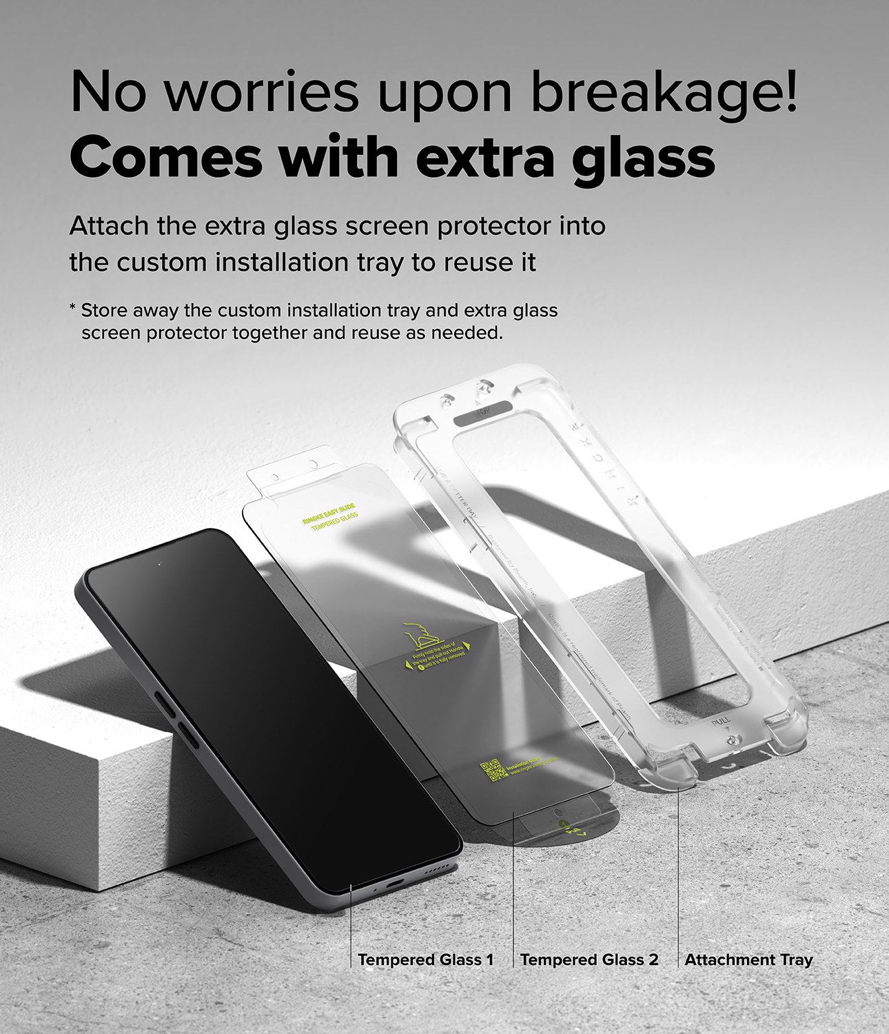 Easy Slide Glass (2-pack) Nothing Phone 3a Pro