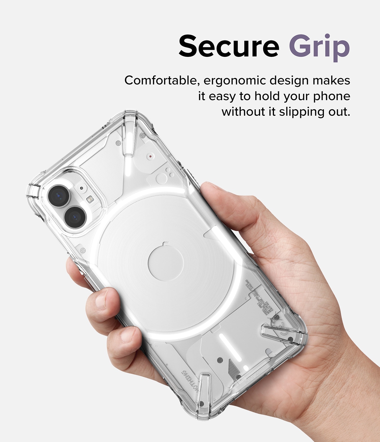 Fusion X Case Nothing Phone 1 Gjennomsiktig