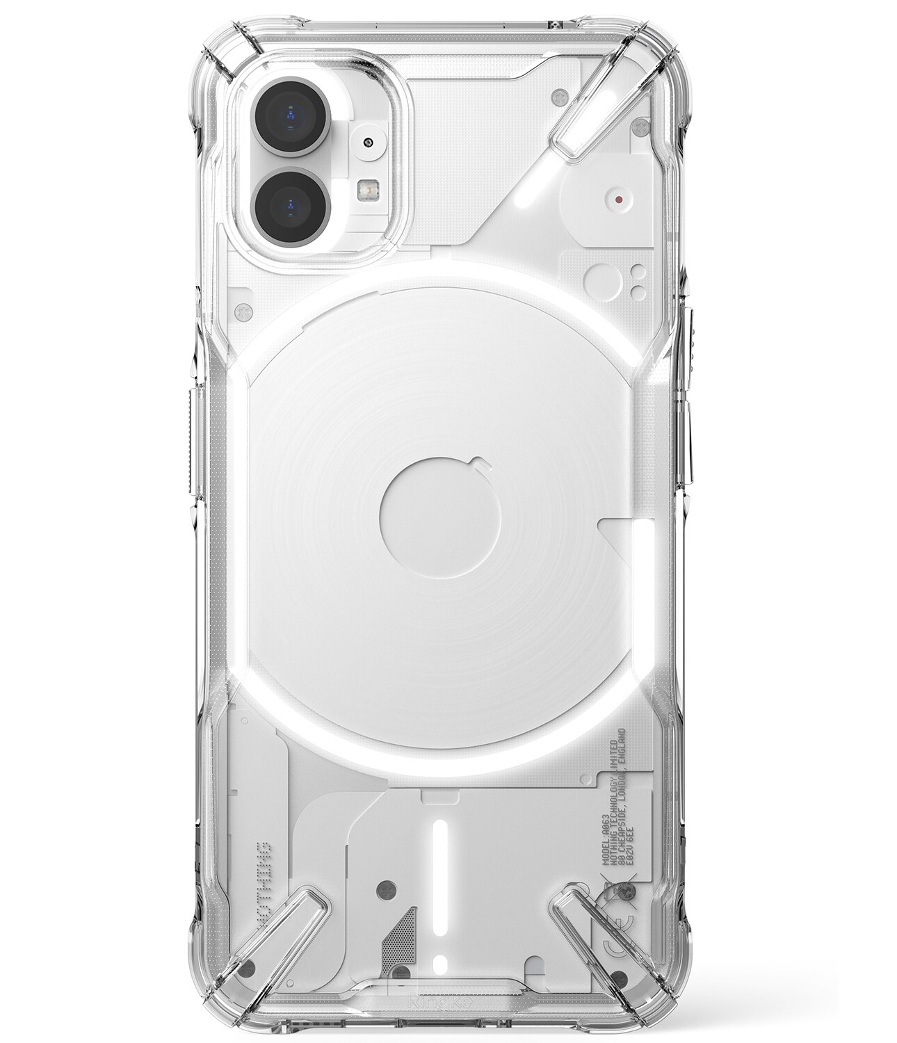 Fusion X Case Nothing Phone 1 Gjennomsiktig