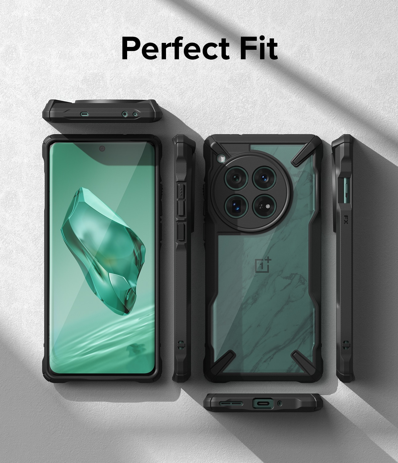 Fusion X Case OnePlus 12 svart