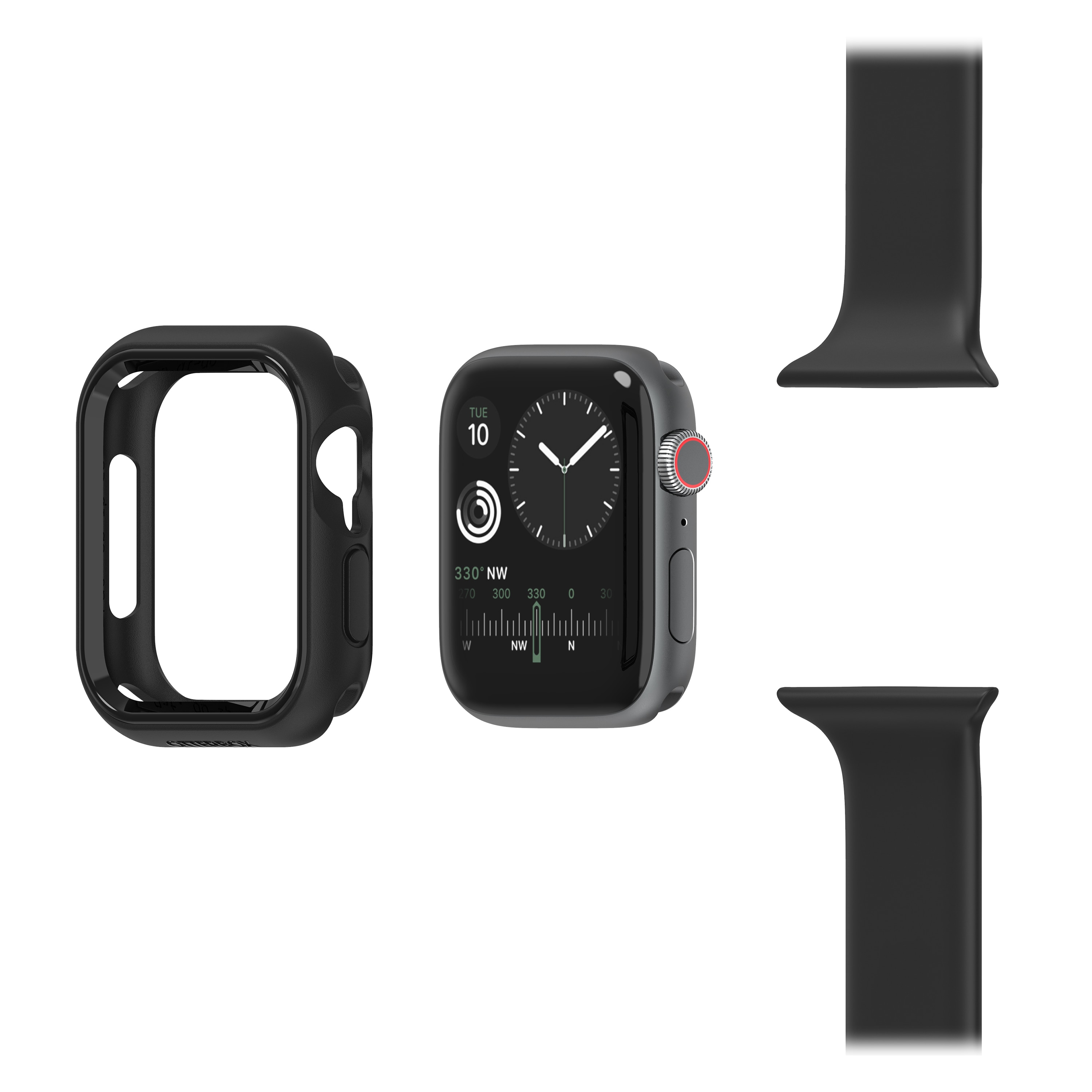 Exo Edge Deksel Apple Watch SE 44mm svart