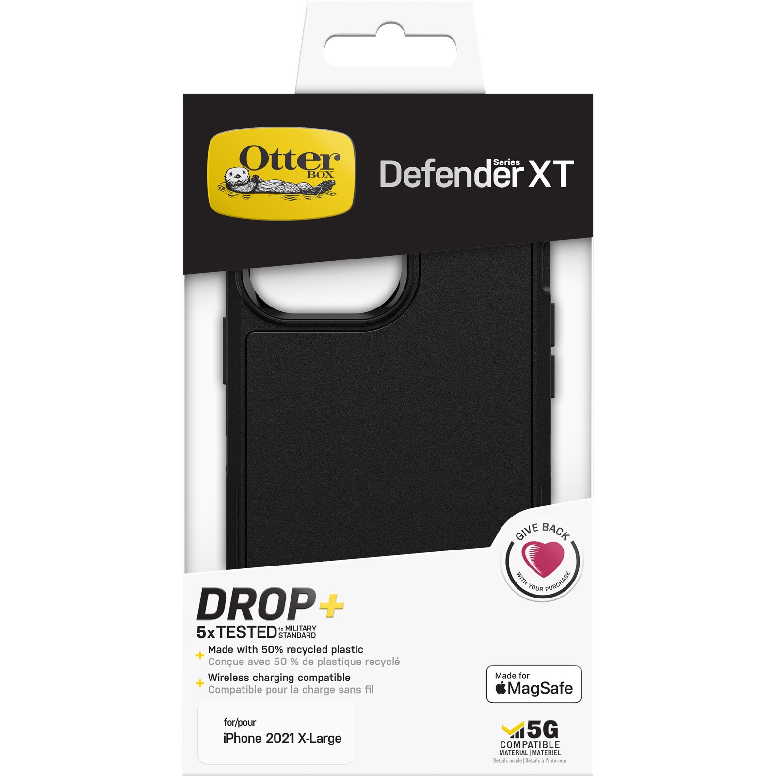 Defender XT Deksel iPhone 12 Pro Max svart