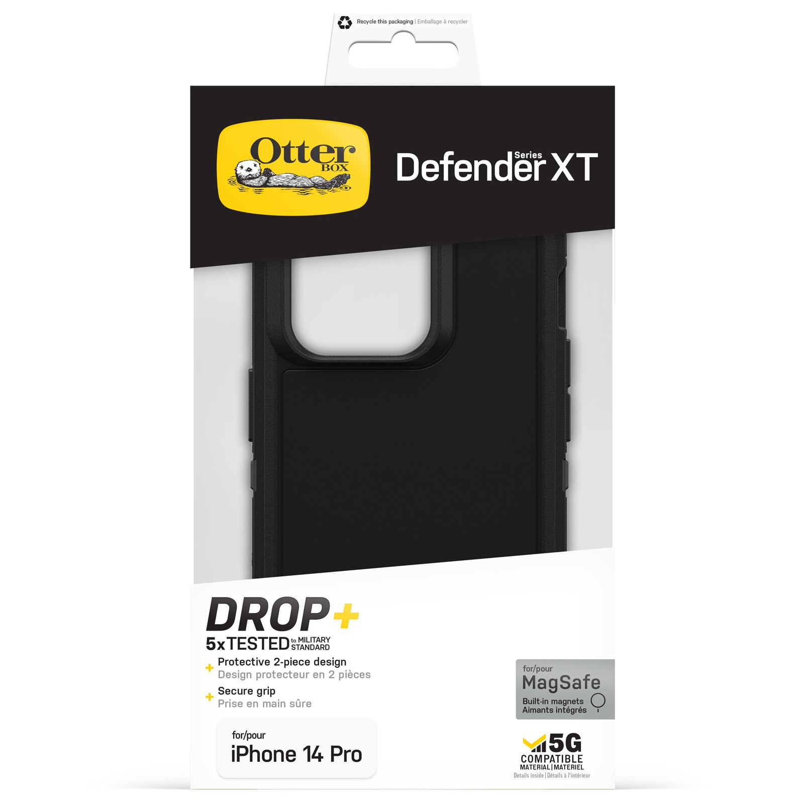 Defender XT Deksel iPhone 14 Pro svart